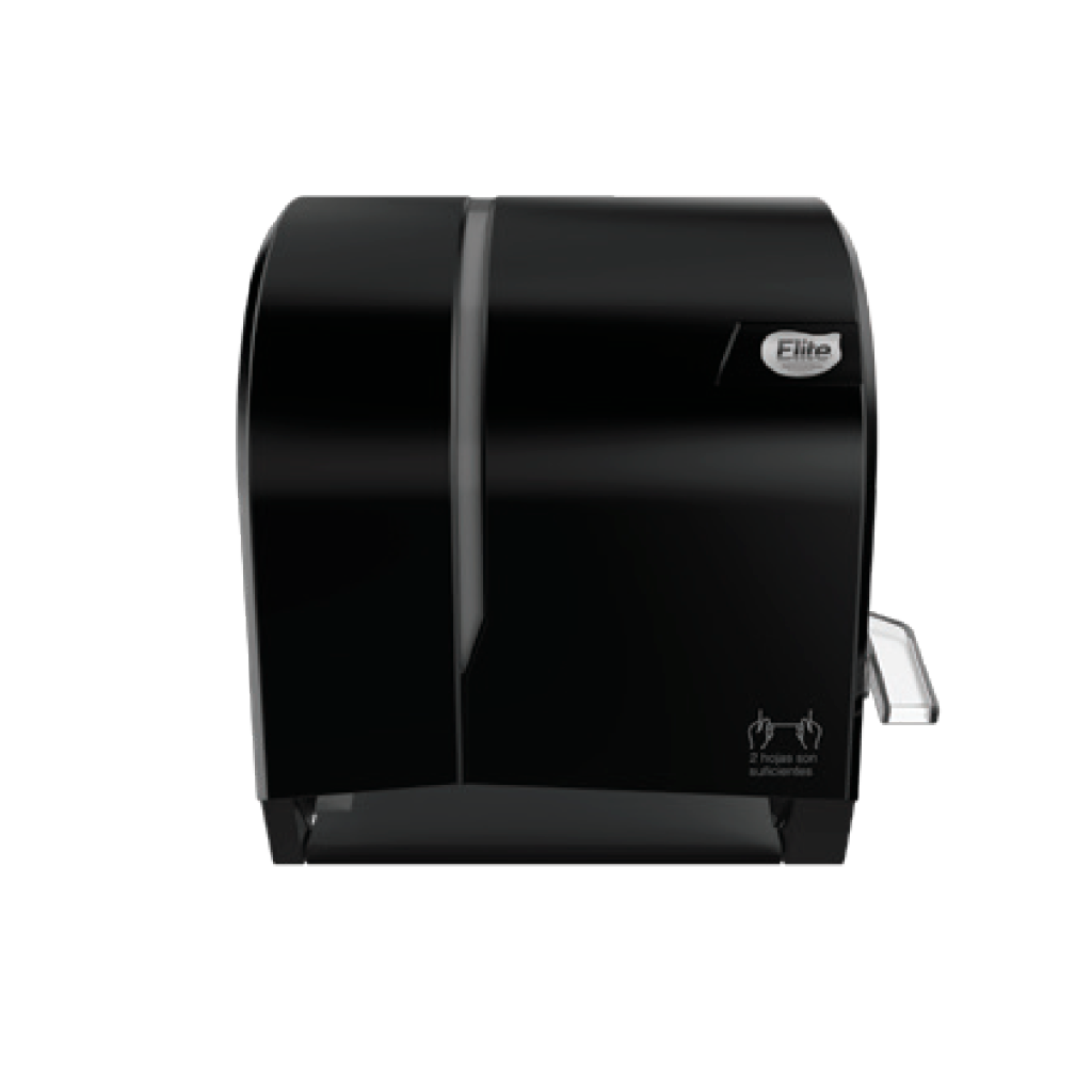 Dispensador Toalla Rollo Palanca  Evolution Negro