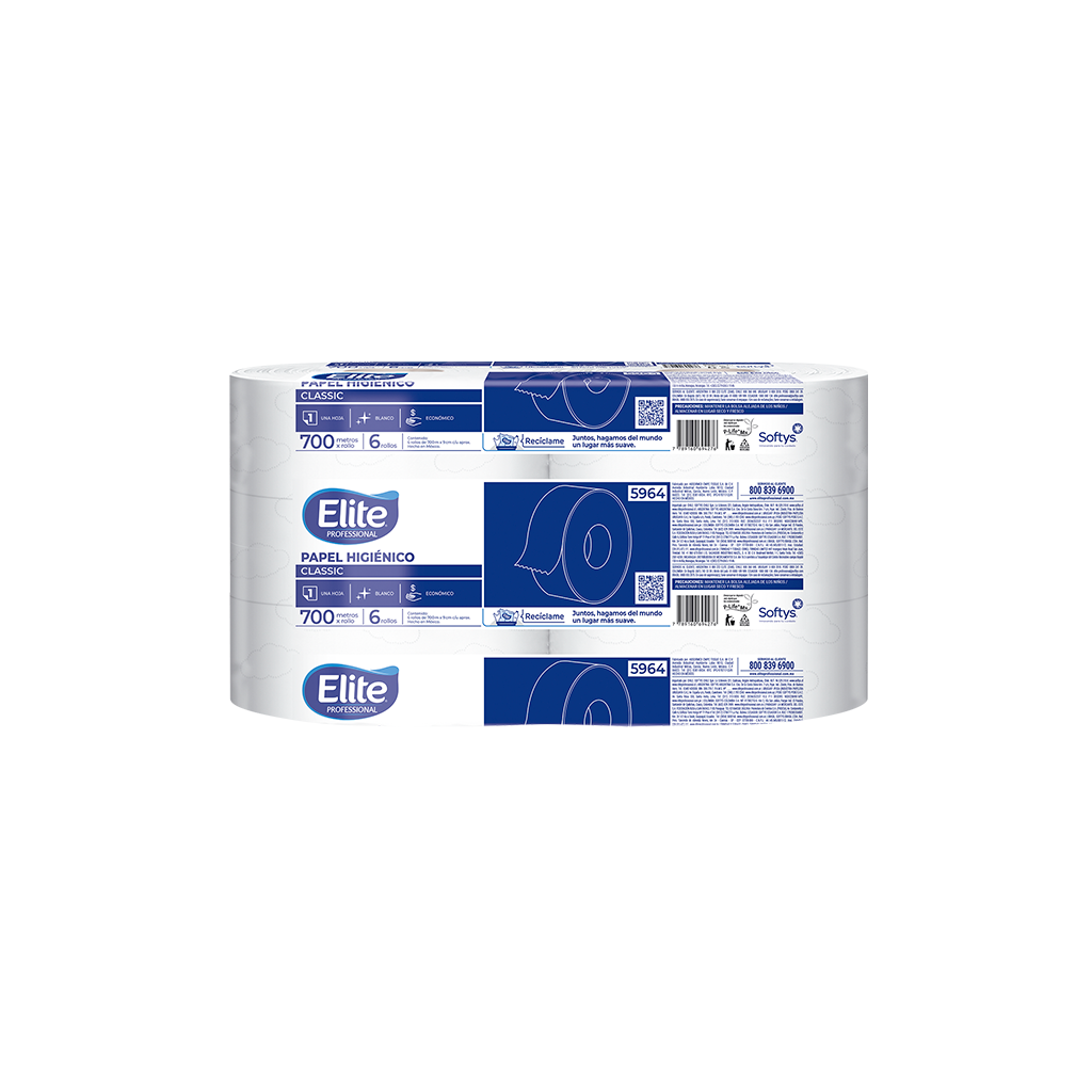 Papel Higiénico Jumbo Classic 700 mts
