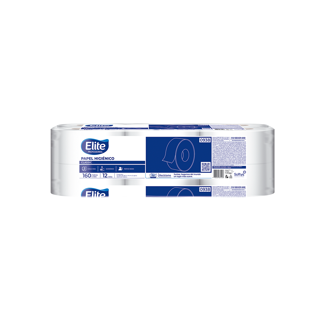 Papel Higiénico Junior Classic 160 mts