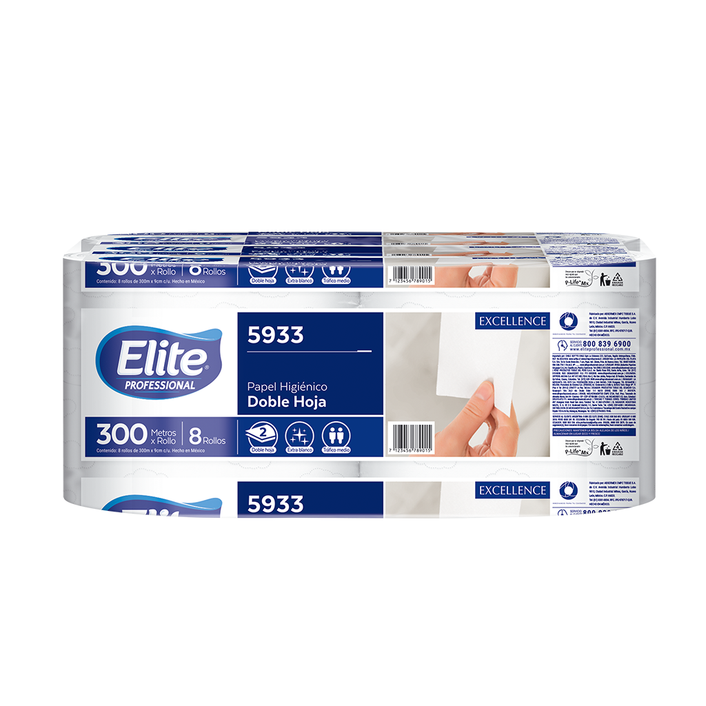 Papel Higiénico Jumbo  Excellence 300 mts
