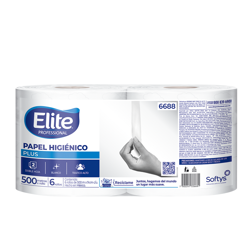 Papel Higiénico Jumbo Plus 500 mts