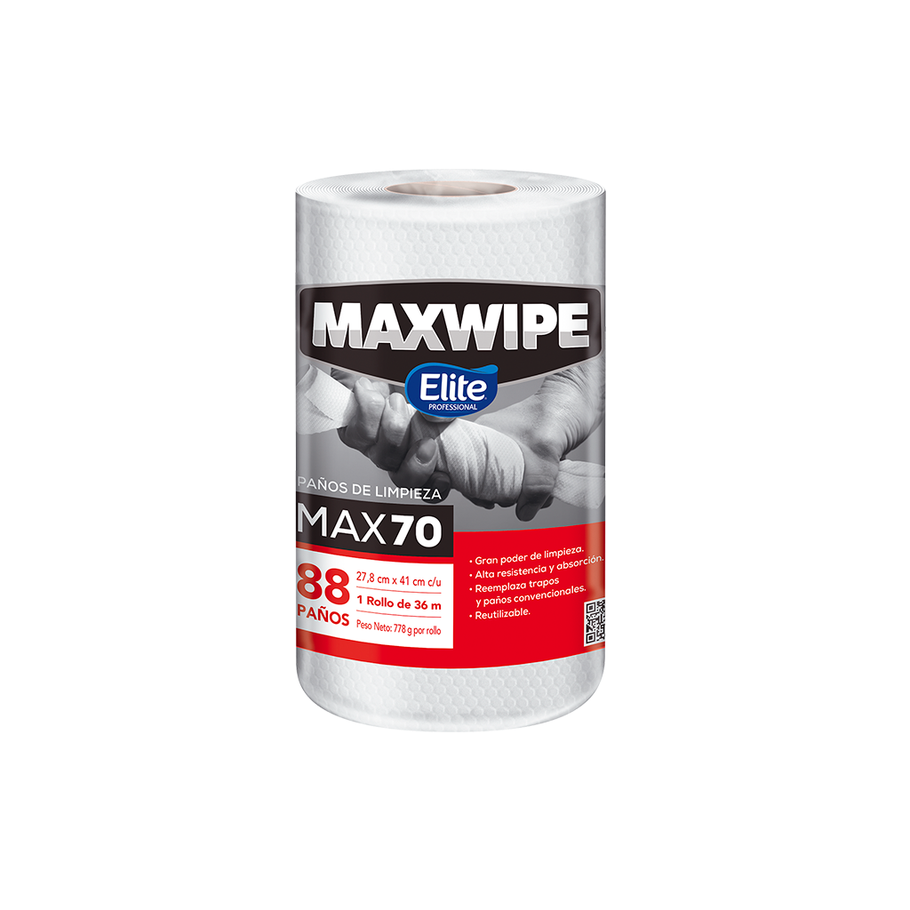 Paño de limpieza MAX70  Multiuso Maxwipe 88 unidades 